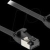 80182 RJ45 patch cable, Cat.8.1, 0.5 m, black