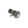 Przełącznik LAS2GQF-11-Z-E-R-12V DC-N met./16mm/Oring red monostabilny