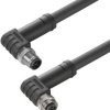 Weidmüller 2050151000 Kabel połączeniowy czujnika/aktuatora M12 złącze męskie 10.00 m Ilość pinów: 2+PE 1 szt.