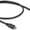 Delock Kabel USB USB 2.0 Złącze żeńskie USB Micro-B, Złącze męskie USB Micro-B 0.50 m czarny 35108