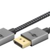 Kabel DisplayPort™ 2.0/2.1, 40 Gbit/s slim 1m