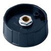 Pokrętło potencjometru oś: 6mm średnica: 40mm Wałek okrągły Czarny OKW