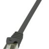 kabel LAN LogiLink CP2053S, 1 szt., RJ45, CAT 6, F/UTP, 2.00 m, czarny