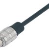 Sensor actuator cable, M16-cable plug, straight to open end, 12 pole, 2 m, PUR, black, 3 A, 79 6129 20 12