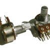 Potencjometr 15mm 2x 100K ohm A logarytm