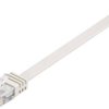 kabel LAN MicroConnect V-UTP60025W-FLAT, 1 szt., RJ45, 0.25 m, biały