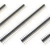 Opencircuit Male headers 2x40 2.54mm black - 5 pieces