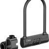 Basi ZR 317 Zapięcie rowerowe U-kształtne czarny Zamek kodowy
