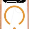 81642 Protective case, iPhone 17 Pro, MagSafe, clear/orange
