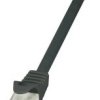kabel LAN LogiLink CP1073U, 1 szt., RJ45, CAT 5e, U/UTP, 5.00 m, czarny