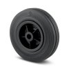 Kółko do wózka, Polipropylen, Czarny, obc.: 100kg, śred.: 125mm, szer.: 37mm