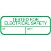 Tested For Electrical Safety Labels, Green Mark & Seal, 40 x 15mm, Pack Of 120