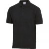 Koszulka polo krótki rękaw kołnierz zapinany na guzik 100 bawełna 210 g/m2 kolor czarny rozmiar S CORP AGRANOPT