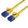 VALUE Patchkabel UTP, Cat.6A (Class EA), extra plat, geel, 2 m