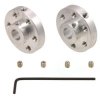 Pololu Universal Aluminum Mounting Hub for 1/4″ (6.35mm) Shaft, M3 Holes (2-Pack)