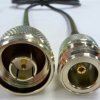 Kabel koncentryczny złącze A N Type złacze B N Type długość 5m typ kabla RF195 Z zakończeniem
