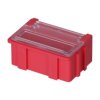 Skrzynka z przegródkami l. przedziałów: 1 szerokość: 42.4mm wysokość: 21mm głębokość: 29.4mm, kolor Czerwony,