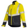BLOUSON LUX JAUNE FLUO / NOIR