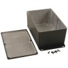 Hammond 1590WEFBK Watertight Diecast Enclosure Flanged Base 187.5x119.5x82 Black