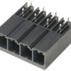 Weidmüller 2546160000 Obudowa złącza pin męskiego na PCB SV-SMT 7.62HP/04/270G 2.6SN BK RL, 110 szt.