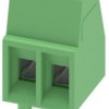 PCB terminal, 2 pole, pitch 2.54 mm, AWG 26-20, 6 A, screw connection, green, 1725656