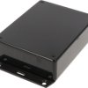 ABS enclosure, (L x W x H) 120 x 94 x 34 mm, black (RAL 9005), IP54, 1591GF2SBK