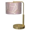 Lampka Nocna Ziggy Pink Gold/Pink 1Xe27 Mlp7592 Milagro