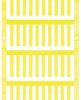 PA cable maker, inscribable, (W x H) 21 x 3.6 mm, max. bundle Ø 2.9 mm, yellow, 1918660000