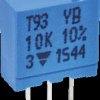 T93YB102KT20 Cermet spindle trimmer, 23 gears, 1 kOhm, linear