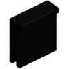 Extruded heatsink, (L x W x H) 25 x 10.3 x 28 mm, 13.5 to 6.3 K/W, black anodized, SK 480 25 SA