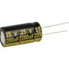 Kondensator; elektrolityczny; 2200uF; 25V; TS14; TS14 2200uF 25V +/-20% 13*25mm; fi 13x25mm; 5mm; przewlekany (THT); luzem; Sunt