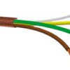 PVC control line LifYDY 2 x 0.05 mm², shielded, black, BYB-5-92F700