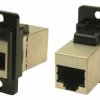 Złącze RJ45 Gniazdo Złącze RJ45 Montaż na panelu Cat6 RS PRO 8-żyłowe