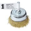 kwb 609113 Cup brush 50mm brass wire rust removal Drills fine work