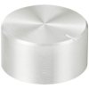 TruComponents 320046 Control knob + marking Silver (Ø x H) 25mmx13mmAlu/Plastic