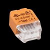 Złączka instalacyjna wciskana 2-przewodowa na drut 0.75-2.5mm2 IEC 300V/24A 10 szt. OR-SZ-8004/2/10