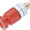 Złącze żeńskie laboratoryjne złącze żeńskie do wbudowania pionowego Średnica pina: 2.4 mm czerwony Schnepp EBU 2424 1 sz