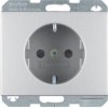 K.5 Gniazdo schuko aluminium 41357003 HAGER
