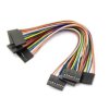 8 pin dual-female jumper cable- 150mm (5 PCs pack)