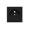 SIMON 55 Pokrywa gniazda pojedynczego do: SGZ1CM, SGZ1M czarny mat TGZ1ZP/149 KONTAKT SIMON