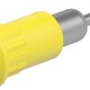 Gniazdo testowe Gniazdo Połączenie lutowane Żółty 25A Staubli