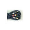 Kabel Jack 3,5-2xRCA 10m Łezka VITALCO, Stereo