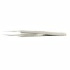 Economy tweezers, uninsulated, antimagnetic, stainless steel, 110 mm, 4.SA.B