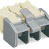 Socket, 3 pole, push-wire connection, 2.5 mm², white/gray, 272-403/272-496