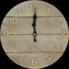 CLWA002WD30 Wall clock, diameter: 300 mm, wood, beige/brown