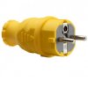 Wtyczka IP44 F-ELEKTRO gumowa NOVA żółta F6.0361