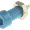 Gniazdo testowe Żeński Połączenie lutowane typ Złącze testowe Niebieski 10A WIMA rozmiar 2mm