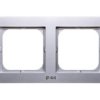 Sonata Ramka Podwójna Do Łączników Ip44 Srebro Mat Rh-2R/38