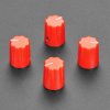 Red Micro Potentiometer Knob - 4 pack