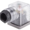 Złącze solenoidu DIN 43650 typ A 3+E 110V dc Żeńskie Podświetlenie wskaźnika dławnica PG11 Zaciski śrubowe RS PRO